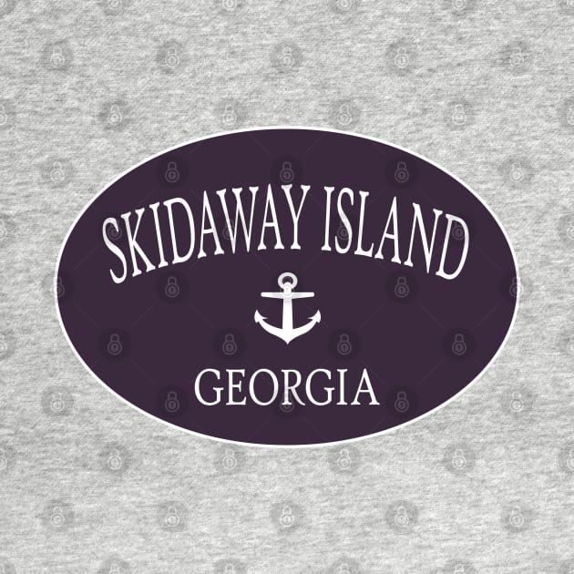 Skidaway Island Georgia Sea Islands Anchor Brown by TGKelly